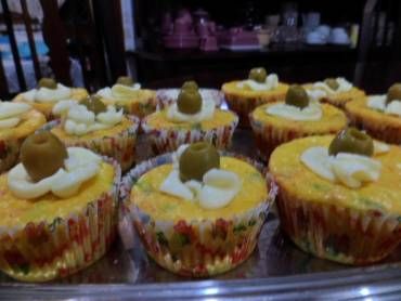 Cupcakes salgado